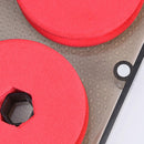 Details about  Red Foam Fishing Line X16 Coil Reels with Plastic Box Case