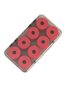 16x Details about  Red Foam Fishing Line X16 Coil Reels with Plastic Box Hot