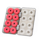 16x Details about  Red Foam Fishing Line X16 Coil Reels with Plastic Box Hot