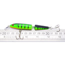 5pcs Double Section Bionic Fishing Lure Crank Bait Tackle Bass Hook