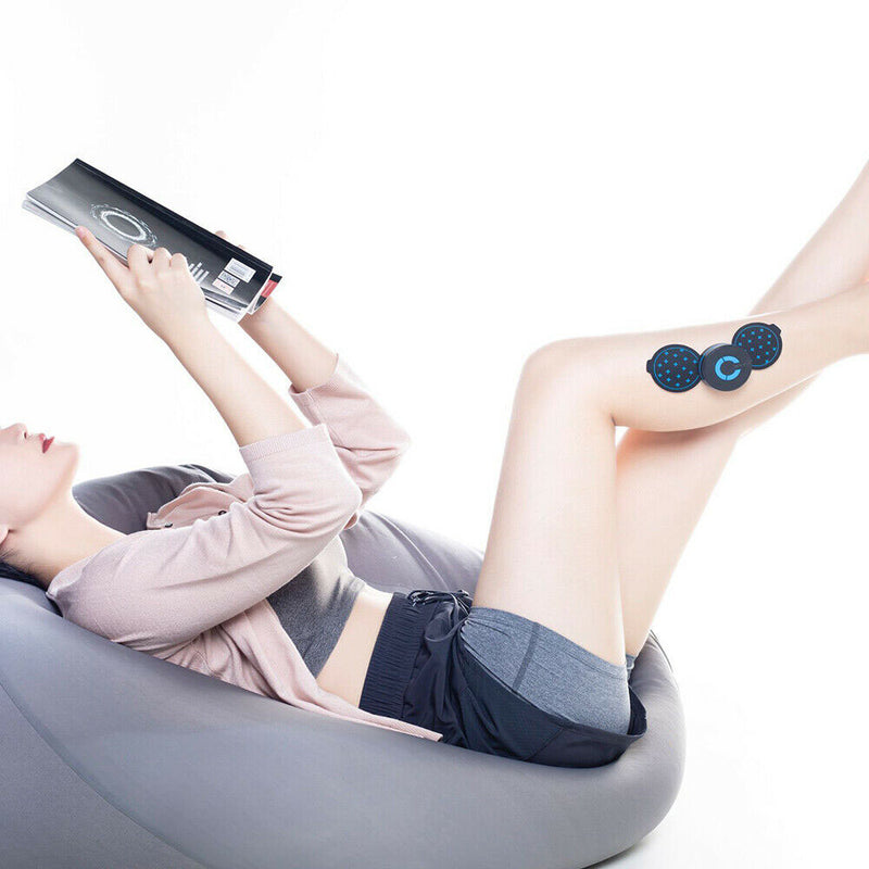 1 Pc Mini Electric Neck Back Massager Pad Cervical Massage Stimulator Pain