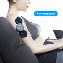 1 Pc Mini Electric Neck Back Massager Pad Cervical Massage Stimulator Pain