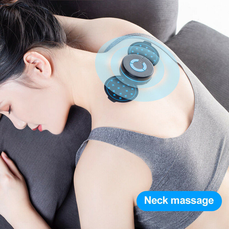 1x Portable Mini Electric Neck Massager Cervical Massage Stimulator Pain Relie