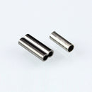 Aluminum Single Barrel Crimp Sleeves Fishing Line Tube Connector for Leader Rigs