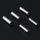 Aluminum Single Barrel Crimp Sleeves Fishing Line Tube Connector for Leader Rigs