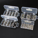 Aluminum Single Barrel Crimp Sleeves Fishing Line Tube Connector for Leader Rigs