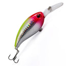 5pcs Mini Minnow Plastic Fishing Crank Bait Hooks Crankbait Tackle 10cm Best