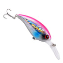 5pcs Mini Minnow Plastic Fishing Crank Bait Hooks Crankbait Tackle 10cm Best