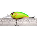 5pcs Mini Minnow Plastic Fishing Crank Bait Hooks Crankbait Tackle 10cm Best