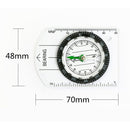 1 PC Useful Compass Travel Scale Ruler Military Outdoor Compass Practical