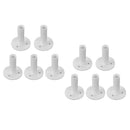 10pcs Plastic Tees Holder For Golf Driving Range Tee Practical Tool White New
