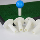 10pcs Plastic Tees Holder For Golf Driving Range Tee Practical Tool White New