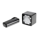 2x Magnetic Snooker Pool Cue Chalk Holder with Belt Clip Billiards Accessories