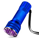 21 LED UV Ultra Violet light Flashlight Torch Inspection Light Outdoor Blue