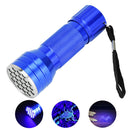 1pc UV Ultra Violet 21 LED Flashlight Mini light Aluminum Torch Light Lamp NEW