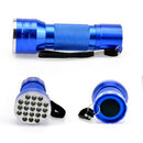 21 LED UV Ultra Violet light Flashlight Torch Inspection Light Outdoor Blue