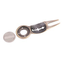 1 pc Aluminum Alloy Divot Tool Putting Green Lawn Repair Golf Gift Ball Marker