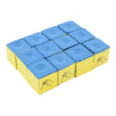 12 Pieces Cue Tip Stick Chalk for Snooker Pool Billiard Tables Clubs Durable