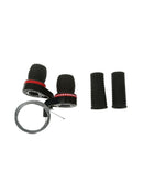 2x Bicycle Speed Shifter Derailleur Handle Twist Grip Gear Shift Plastic Black