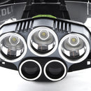 1 PC USB Rechargeable 3T6-2XPE LED Headlamp Headlight Torch Waterproof Practical