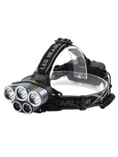 1 PC USB Rechargeable 3T6-2XPE LED Headlamp Headlight Torch Waterproof Practical