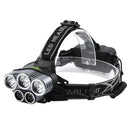 1 PC USB Rechargeable 3T6-2XPE LED Headlamp Headlight Torch Waterproof Practical