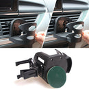Car Dual Cup Holder Center Console Carbon Fiber Look Water Bottle Drink Holder