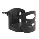 Car Dual Cup Holder Center Console Carbon Fiber Look Water Bottle Drink Holder