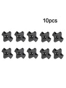 10 Pack Black Nylon Deck Line Guide Canoe Marine Boat Kayak Bungee Fitting