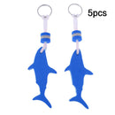 5x Shark Safety Floating Keychain Key Ring Yachting Sailing Swimming Fishing