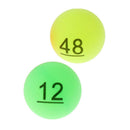 50x Colorful Number Ping Pong Balls Table Tennis Ball Professional Entertainment
