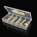 12 x Spoon Fishing Lure Metal Bait Trout Pike Bass Tackle With Box Useful