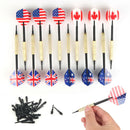 12 Pc Of Soft Tip Darts With 48 Extra Tips Professional For Electronic Dartboard