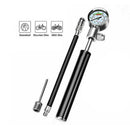 Portable Mini High Pressure Aluminum Alloy Bike Bicycle Pump With Large Gauge