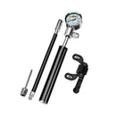 Portable Mini High Pressure Aluminum Alloy Bike Bicycle Pump With Large Gauge
