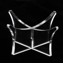 2 Pcs Ball Stand Basketball Football Soccer Rugby Bowling Hard Plastic Display