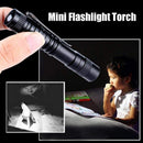 Waterproof Pocket LED Flashlight Torch Light Mini Penlight Lamp Battery Operated