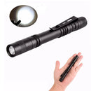 1 x Waterproof LED Flashlight Torch Light Mini Penlight Lamp Battery Operated