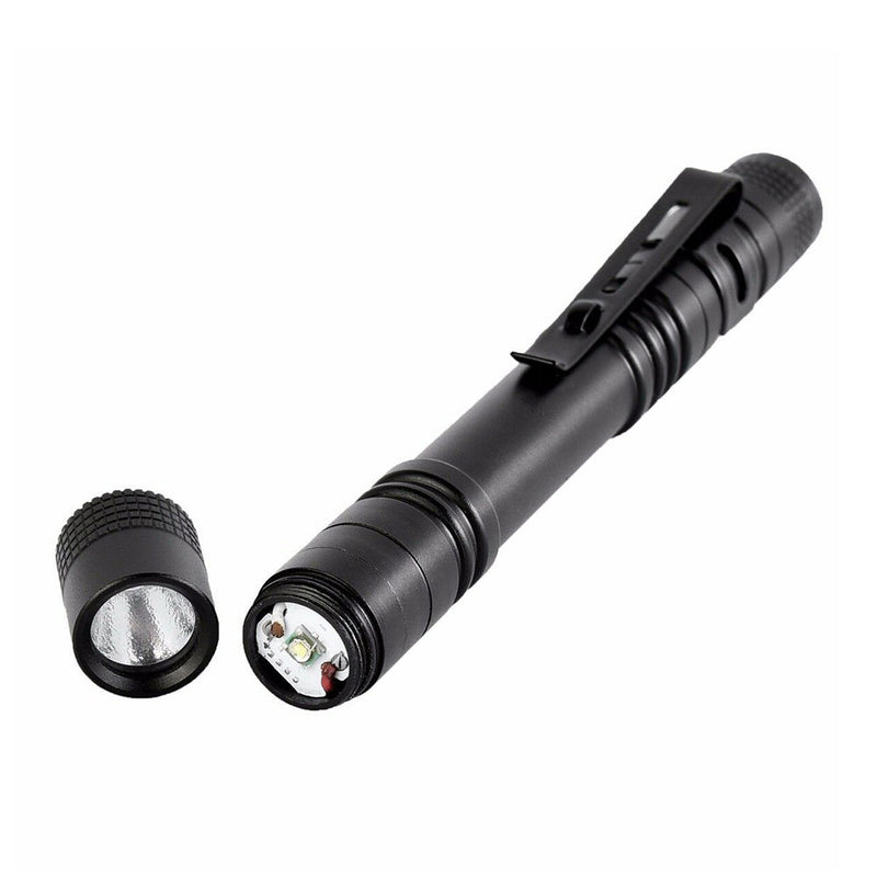 1 x Waterproof LED Flashlight Torch Light Mini Penlight Lamp Battery Operated