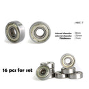 16Pcs Skateboard Ball Bearings 608 Roller Hockey Scooters Ball Newest Useful