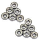 16x ABEC-7 Skateboard Longboard 608zz Skate Roller Hocker Wheel Steel Bearings