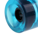 1Pc Blank Pro Longboard Cruiser Skateboard Wheels  Translucent Blue