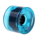1Pc Blank Pro Longboard Cruiser Skateboard Wheels  Translucent Blue