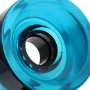 1Pc Blank Pro Longboard Cruiser Skateboard Wheels  Translucent Blue