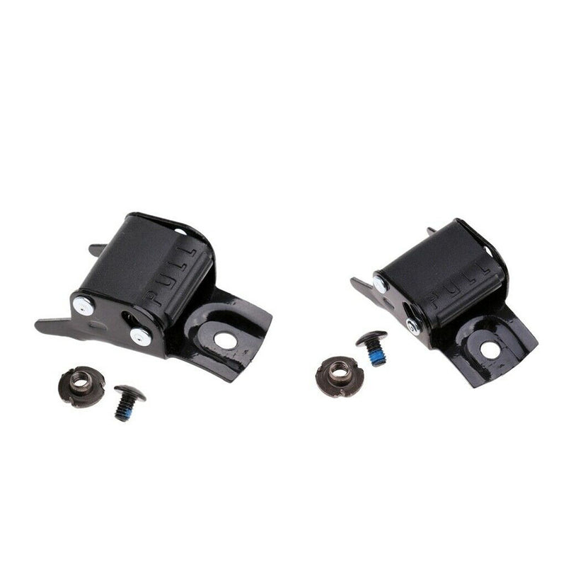 2Pcs Black Inline Roller Skating Skates Energy Strap Buckle Set Outdoors