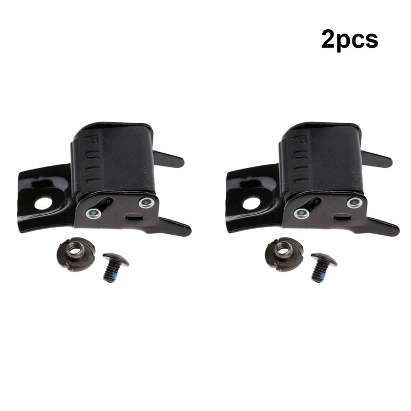 2Pcs Black Inline Roller Skating Skates Energy Strap Buckle Set Outdoors