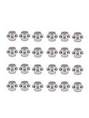 24Pcs Sports Roller Skate Wheels Accessories Center Bearing Bushing Spacer