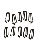 10Pcs Quick-Slip Keeper Buckle Webbing Ending Clip For Backpack Adjusting Strap