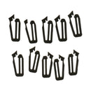 10Pcs Quick-Slip Keeper Buckle Webbing Ending Clip For Backpack Adjusting Strap