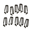 10Pcs Quick-Slip Keeper Buckle Webbing Ending Clip for Bag Strap Newest Useful